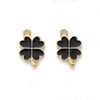Zinc Alloy Four Leaf Clover Enamel Dripping Oil Pendant Jewelry Accessories For Diy Bracelet Necklace Earrings