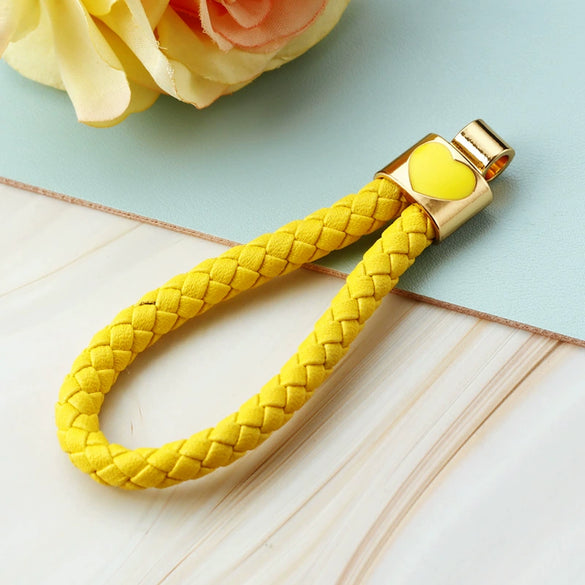 Zinc Alloy Fruit Lemon Car Keychain Diamondencrusted Cartoon Key Chain For Women