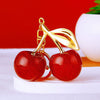 Zinc Alloy Fruit Lemon Car Keychain Diamondencrusted Cartoon Key Chain For Women