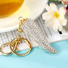 Zinc Alloy Fruit Lemon Car Keychain Diamondencrusted Cartoon Key Chain For Women
