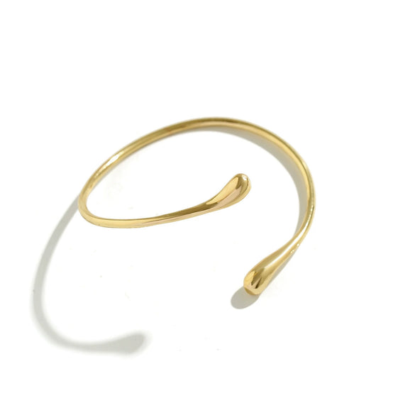Zinc Alloy Geometric Electroplated Drop Arm Chain Bracelet