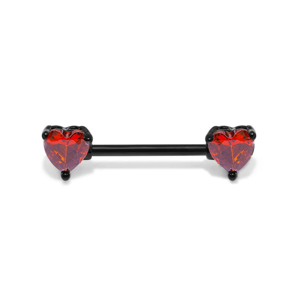 Zinc Alloy Geometric Heartshaped Piercing Jewelry