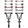 Zinc Alloy Geometric Heartshaped Piercing Jewelry