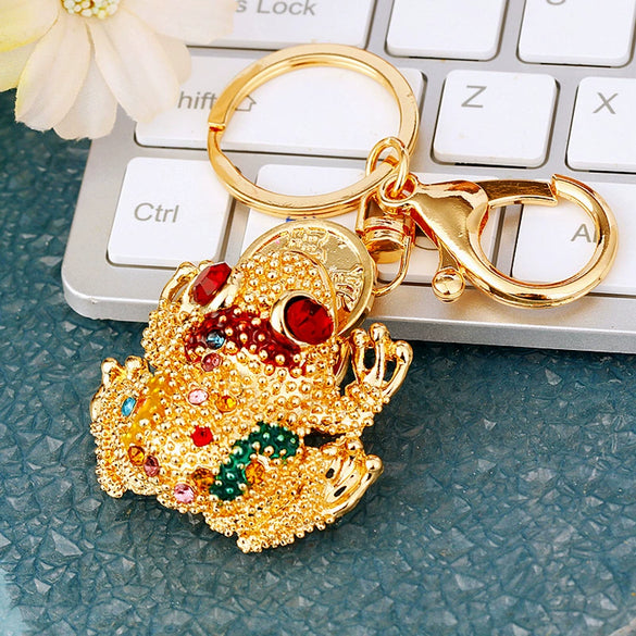 Zinc Alloy Metal Keychain Diamond Collection Bucket Cornucopia Shape For Women As Travel Souvenir Gifts