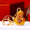 Zinc Alloy Metal Keychain Diamond Collection Bucket Cornucopia Shape For Women As Travel Souvenir Gifts