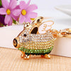 Zinc Alloy Pig Pattern Metal Keychain For Women