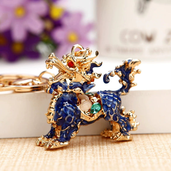 Zinc Alloy Pig Pattern Metal Keychain For Women