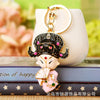 Zinc Alloy Pig Pattern Metal Keychain For Women