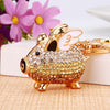 Zinc Alloy Pig Pattern Metal Keychain For Women