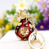 Zinc Alloy Pig Pattern Metal Keychain For Women