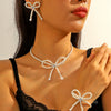 Zinc Alloy Stainless Steel Bow Geometric Electroplating Women's Earrings