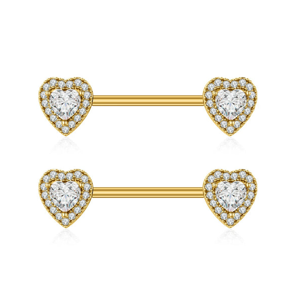 Zircon Breast Ring New Fashion Piercing Jewelry Breast Nails