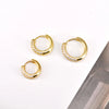 Zircon Circle Earrings Zircon European And American Hipster Earrings Personalized Jewelry
