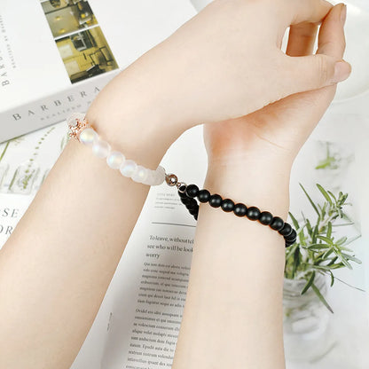 Simple Style Crown No Inlaid Couple Bracelets