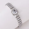 Zircon Diamond Geometric Wide Bracelet Luxury Fashion