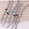 Zircon Diamond Geometric Wide Bracelet Luxury Fashion