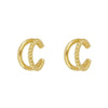 Zircon Inlaid Butterfly Heart Animal Women's Earrings Set