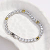 Zircon Inlaid Devil's Eye Bracelet Light Luxury Style