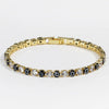 Zircon Inlaid Devil's Eye Bracelet Light Luxury Style