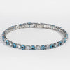 Zircon Inlaid Devil's Eye Bracelet Light Luxury Style