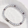 Zircon Inlaid Devil's Eye Bracelet Light Luxury Style