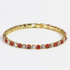 Zircon Inlaid Devil's Eye Bracelet Light Luxury Style