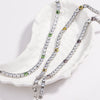 Zircon Inlaid Devil's Eye Bracelet Light Luxury Style