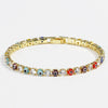 Zircon Inlaid Devil's Eye Bracelet Light Luxury Style