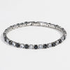 Zircon Inlaid Devil's Eye Bracelet Light Luxury Style