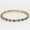 Zircon Inlaid Devil's Eye Bracelet Light Luxury Style