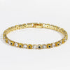 Zircon Inlaid Devil's Eye Bracelet Light Luxury Style