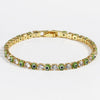 Zircon Inlaid Devil's Eye Bracelet Light Luxury Style