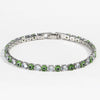 Zircon Inlaid Devil's Eye Bracelet Light Luxury Style