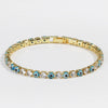 Zircon Inlaid Devil's Eye Bracelet Light Luxury Style