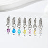 Zircon Inlaid Drop Shape Pendant Earrings For Women