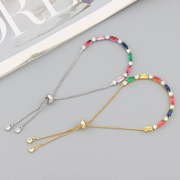 Zircon Ladies Bracelet Retro Sweet Romantic Geometric Style Multistyle Optional