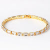 Zircon Retro Sweet Romantic Female Necklace Bracelet Geometric Electroplated Light Luxury Style