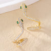 Zircon Snake Earrings For Women Luxury Elegant Animal Pattern