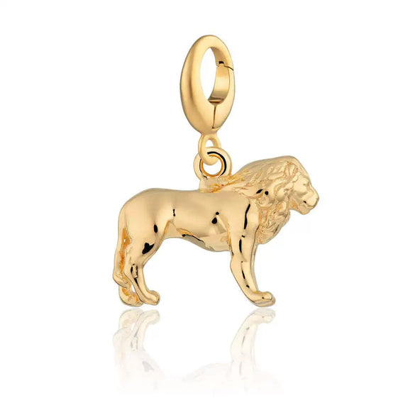 Zodiac Series Stainless Steel Pendant With Vacuum Electroplated 18K Gold