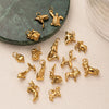Zodiac Series Stainless Steel Pendant With Vacuum Electroplated 18K Gold