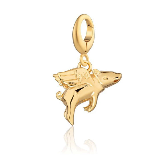 Zodiac Series Stainless Steel Pendant With Vacuum Electroplated 18K Gold