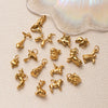 Zodiac Series Stainless Steel Pendant With Vacuum Electroplated 18K Gold